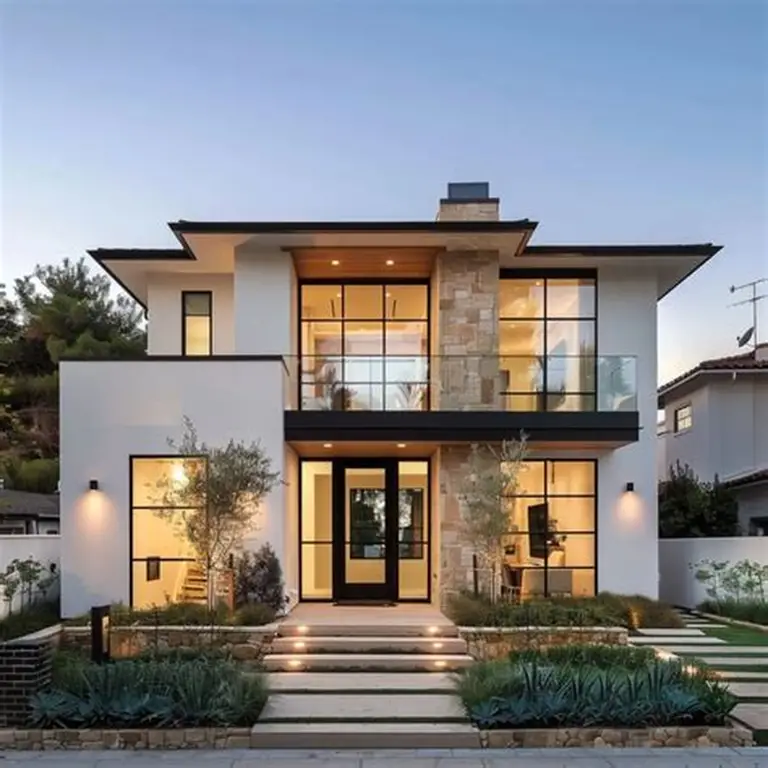 Modern residential home exterior
